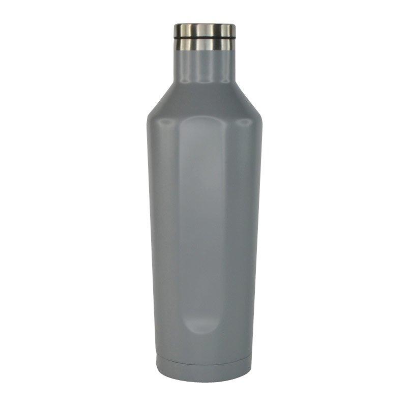 Double Wall Stainless Steel Water Bottle – Grey