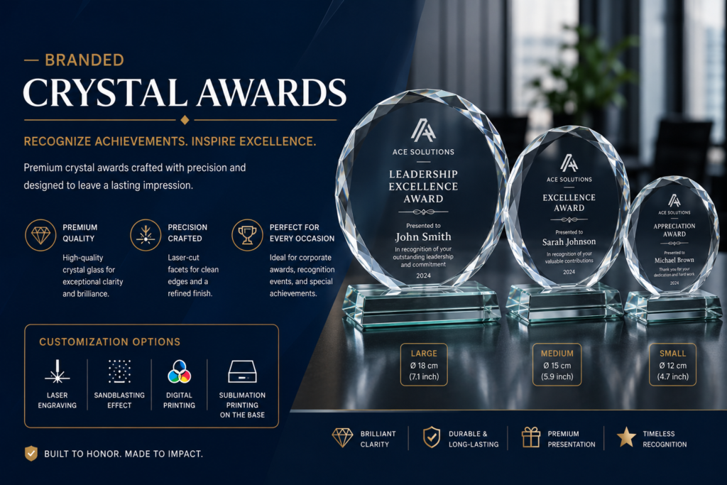 Custom Branded Crystal Awards